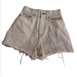 Urban outfitters white denim shorts